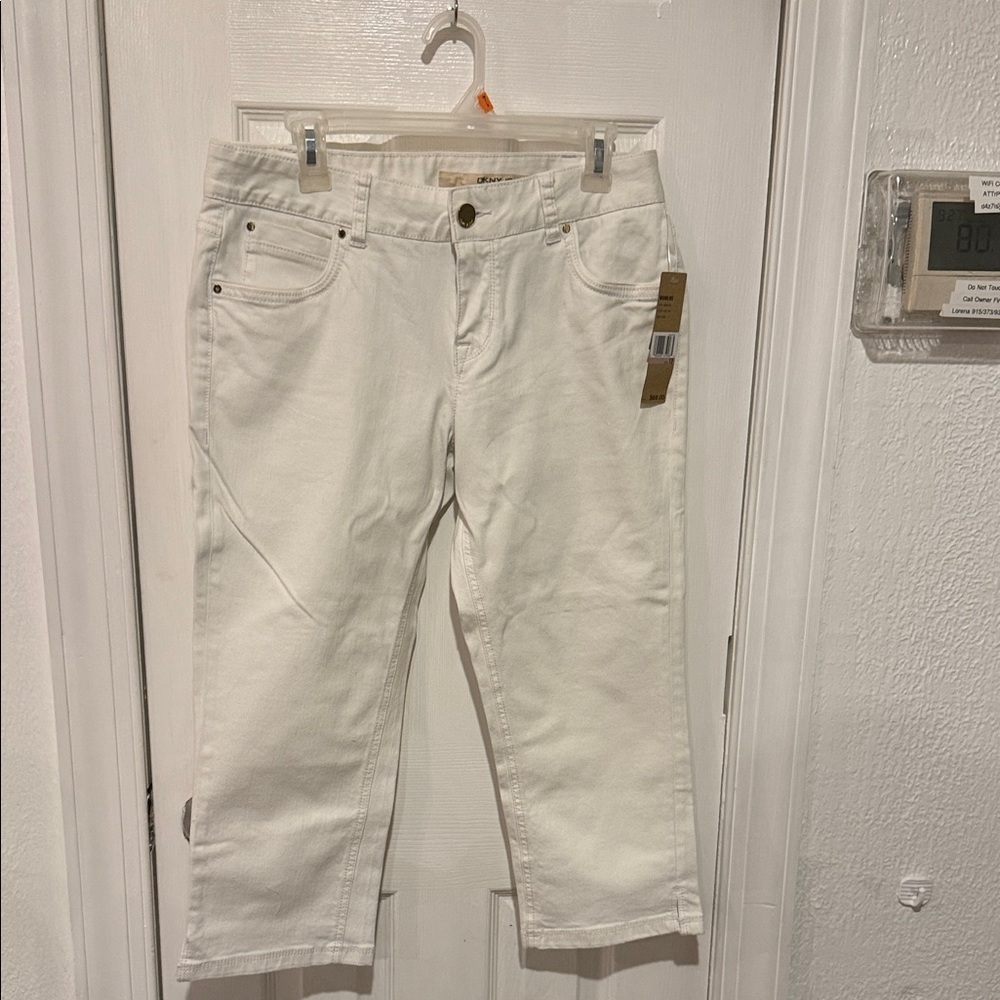 DKNY White Denim Jeans